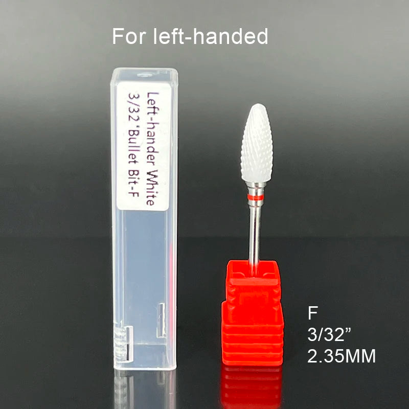 Left-Handed Ceramic Nail Drill Bit