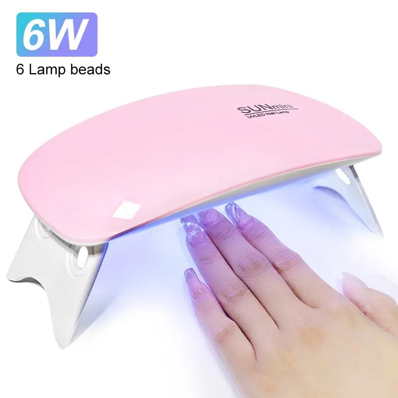 6W Mini UV Nail Lamp
