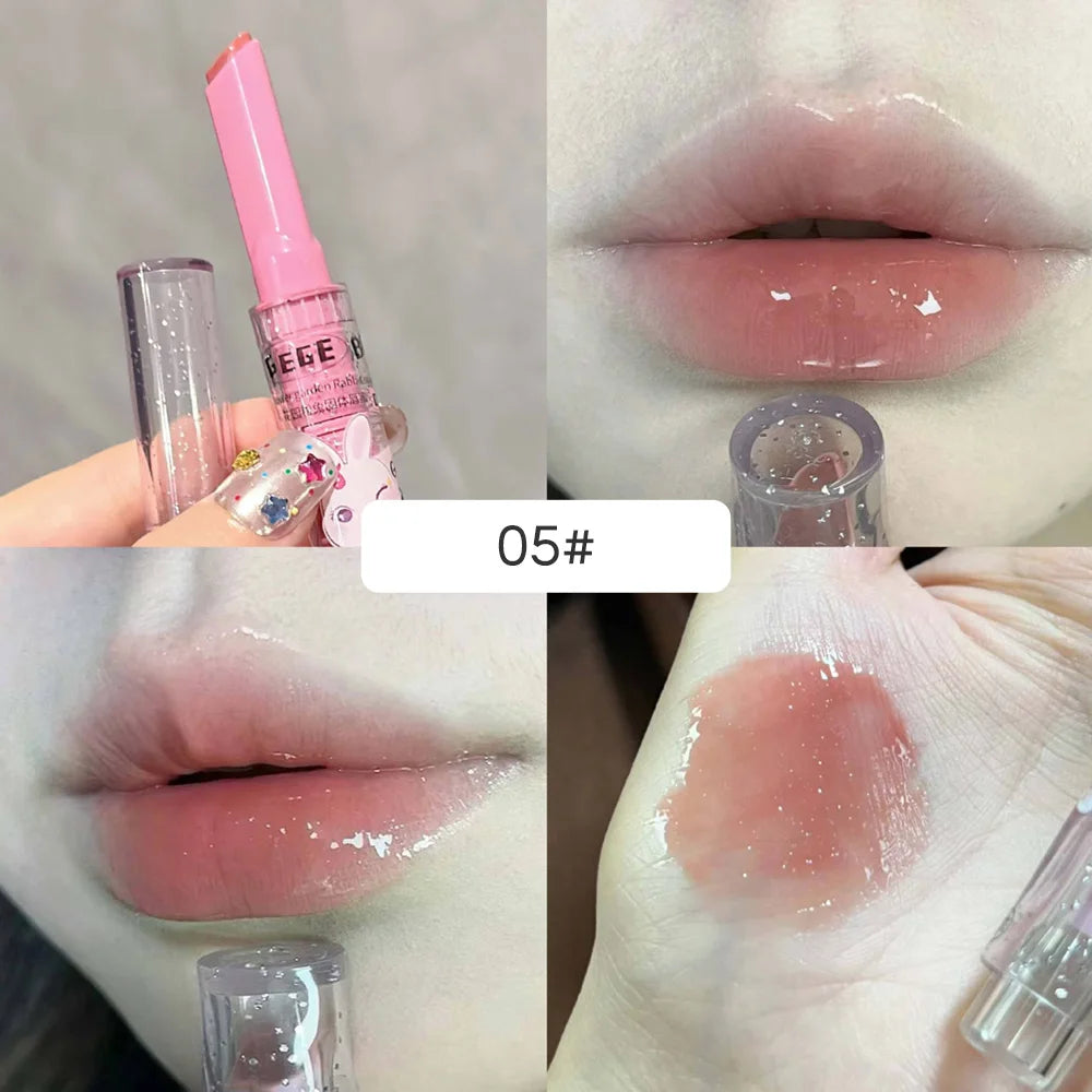 Gege Bear Garden Pink Rabbit Lip Gloss