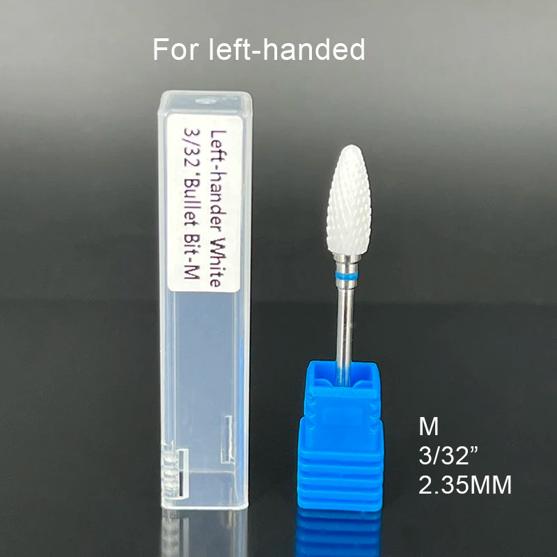 Left-Handed Ceramic Nail Drill Bit