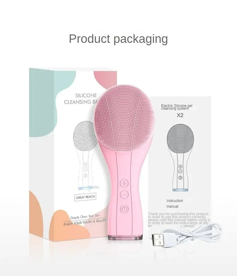 Electric Facial Cleansing Brush Sonic Deep Clean