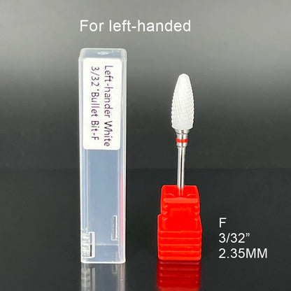 Left-Handed Ceramic Nail Drill Bit