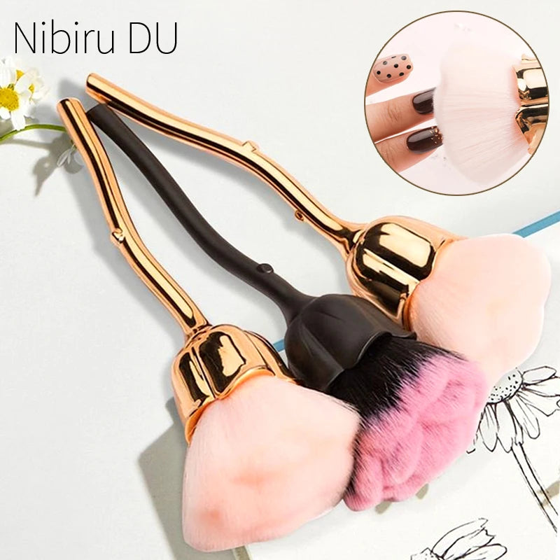 Rose Nail Dust Brush Rose Nail Dust Brush
