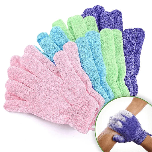 Colourful Exfoliating Gloves