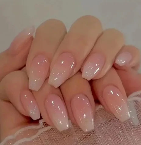 Pink Gradient Press On Nails