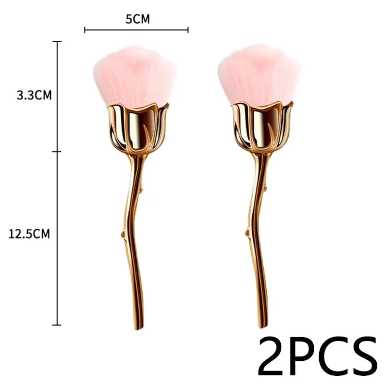 Rose Nail Dust Brush Rose Nail Dust Brush