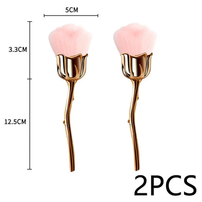 Rose Nail Dust Brush Rose Nail Dust Brush