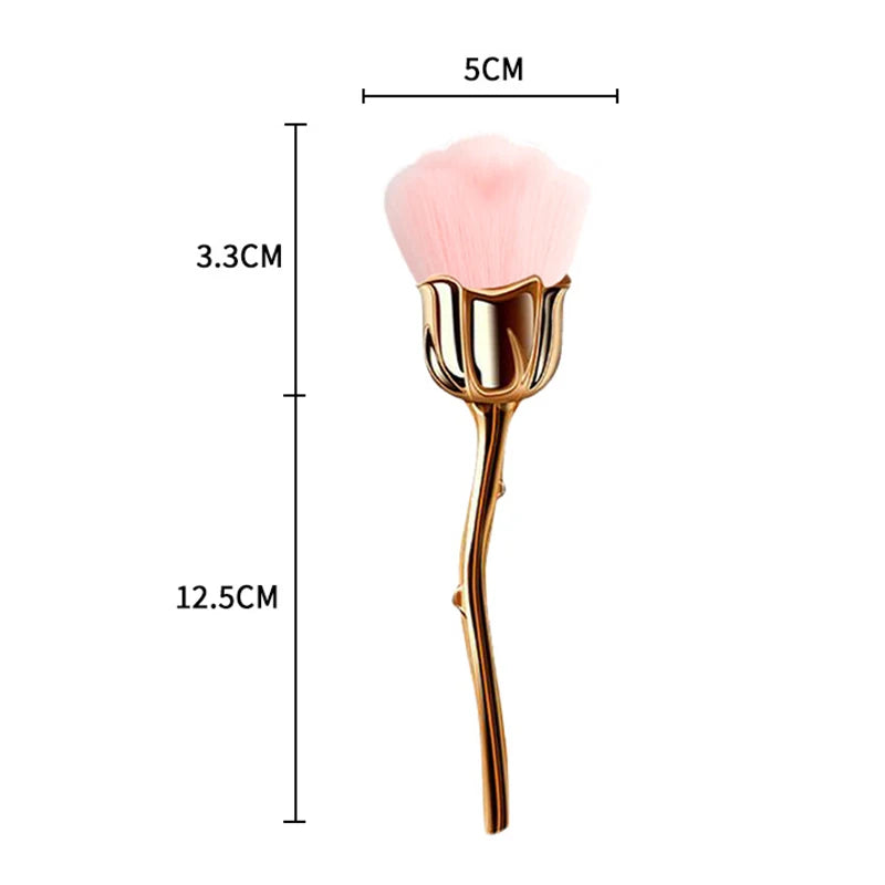 Rose Nail Dust Brush Rose Nail Dust Brush
