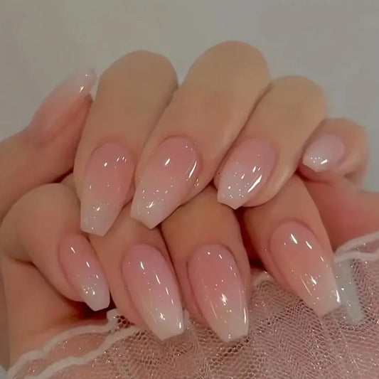Pink Gradient Press On Nails